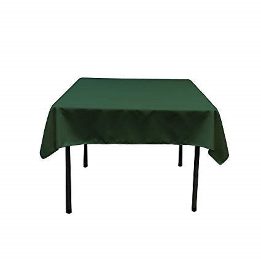 Polyester Square Tablecloth 52'' x 52'' Wedding Banquet Polyester Table Cover - deal of month