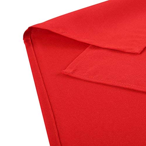Polyester Square Tablecloth 52'' x 52'' Wedding Banquet Polyester Table Cover - deal of month