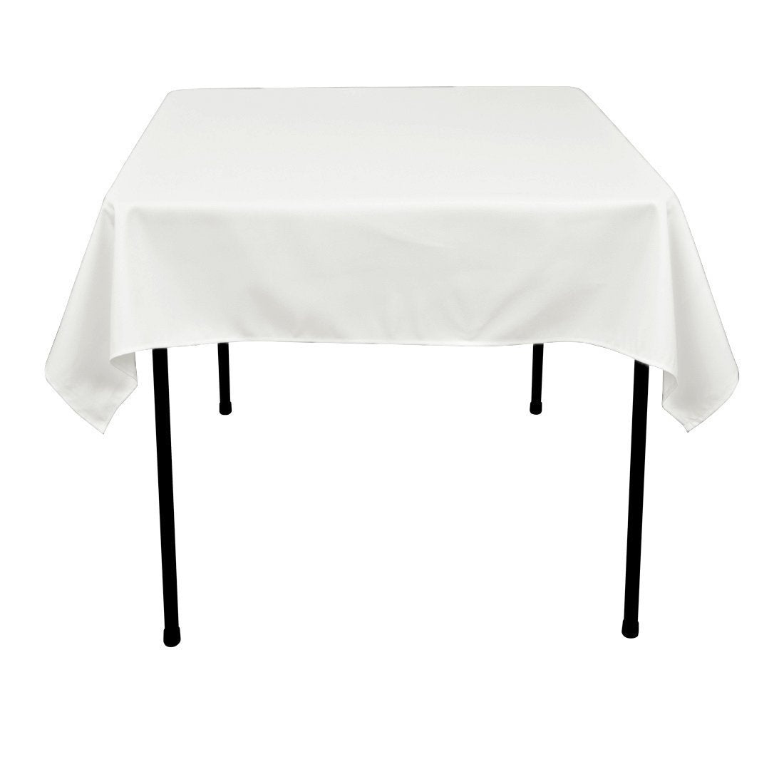 Polyester Square Tablecloth 52'' x 52'' Wedding Banquet Polyester Table Cover - deal of month