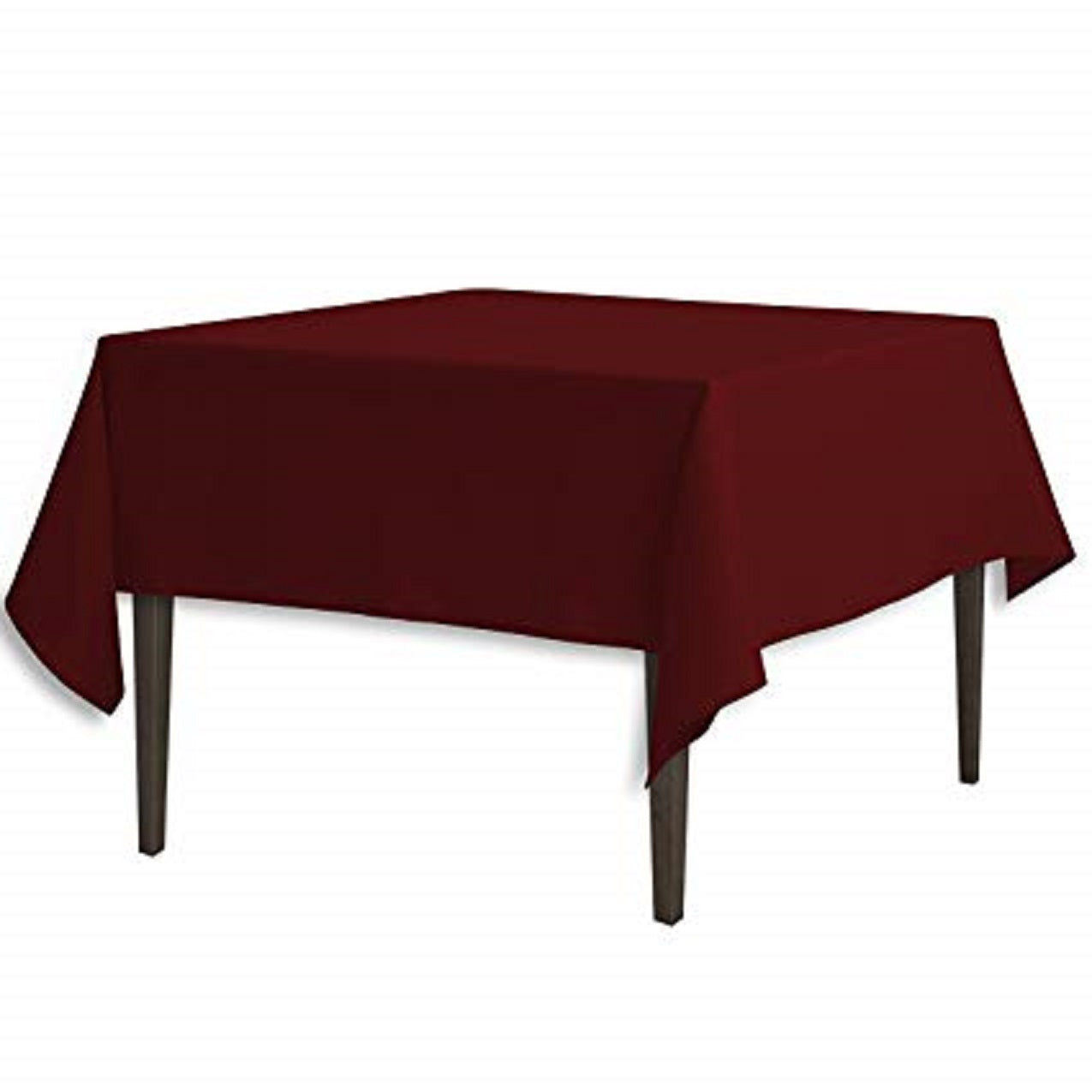 Polyester Square Tablecloth 52'' x 52'' Wedding Banquet Polyester Table Cover - deal of month