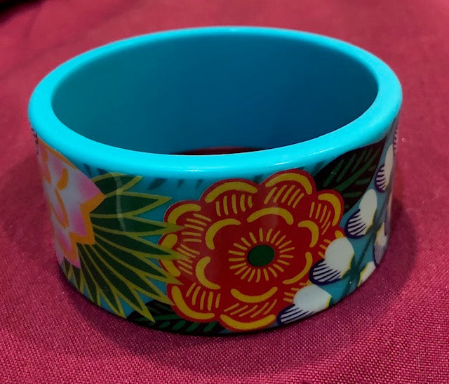 AVON Vintage Tropical Beauty Large Bracelet Bangle New in Box 1987