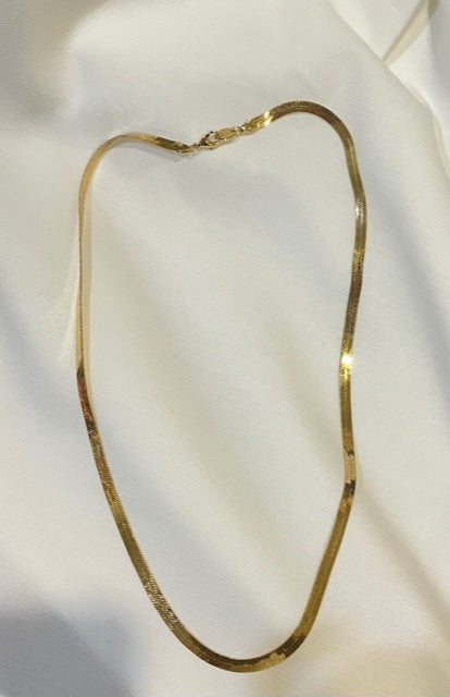 Vintage AVON Goldtone Herringbone Necklace Bundle NEW in Box