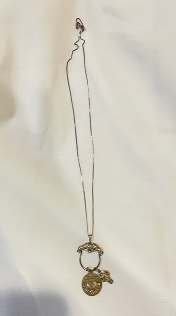 Vintage AVON Mother Charm, Personal Charm Holder Mom Necklace NEW in Box