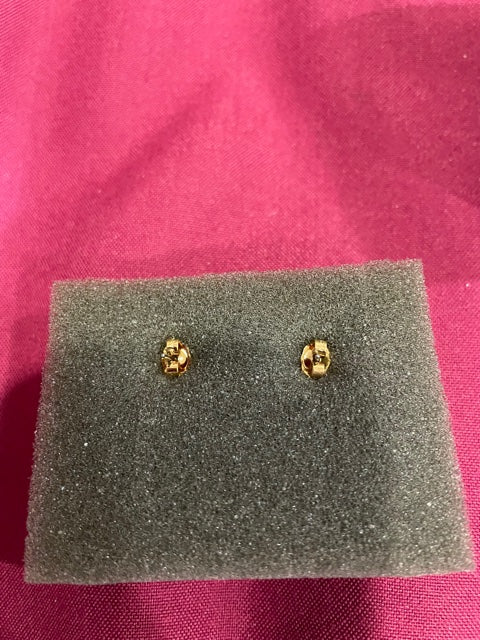 AVON Vintage Angelic Sparkle Pierced Earrings with Surgical Steel Post NEW in BOX 1994