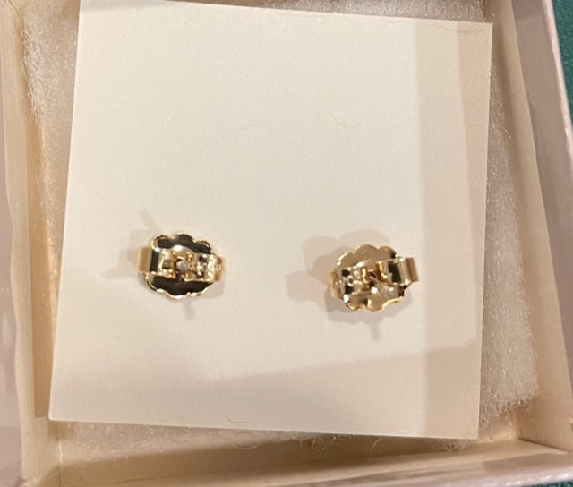 AVON Beautiful Pink Sparkle Earrings with Surgical Steel Posts Earrings NEW in BOX