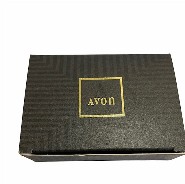 Vintage AVON Gold Tone Pearl Large Clip Earrings NEW in Box 1994