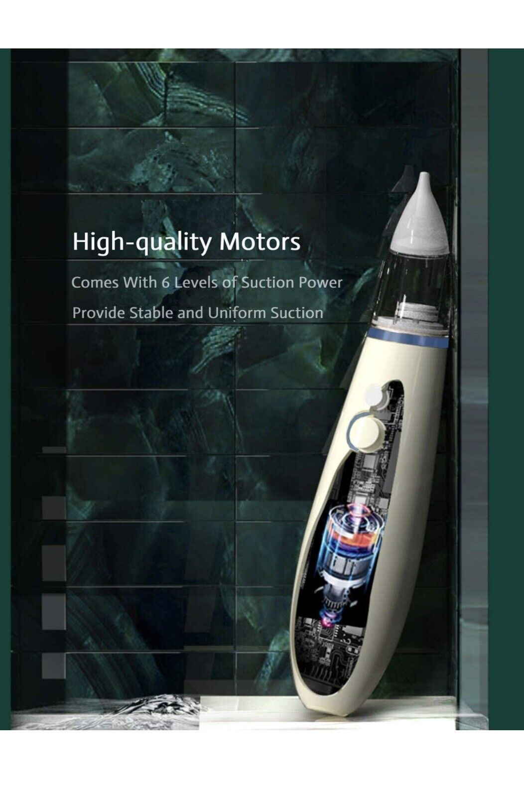 Baby Nasal Aspirator, Baby Electric Nose Suction, Rechargeable Nose Cleaner - deal of month