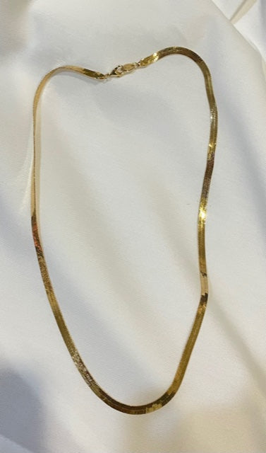 Vintage AVON Goldtone Herringbone Necklace Bundle NEW in Box