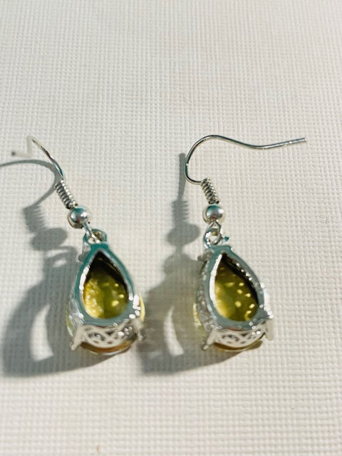 NEW Fashion Beautiful Colorful Teardrop Pendant Earrings