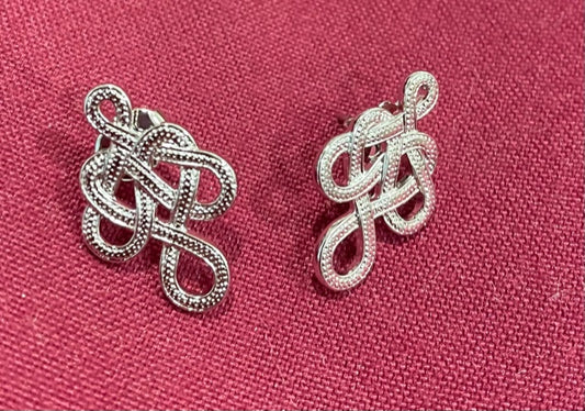 AVON Vintage Beautiful Longevity Pierced Earrings with Surgical Steel Posts NEW in BOX 1982