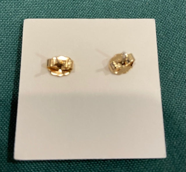 AVON Beautiful Regal Crown Pierced Earrings with Surgical Posts NEW in BOX