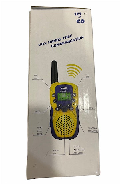 Walkie Talkies for Kids Clear Voice 2 Way Radio Toy Gift, 3 Miles Long Range Walky Talky