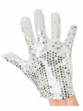 Load image into Gallery viewer, Halloween MJ Michael Jackson Sequined Gloves Flashing Dance Gloves 1 Pair - deal of month
